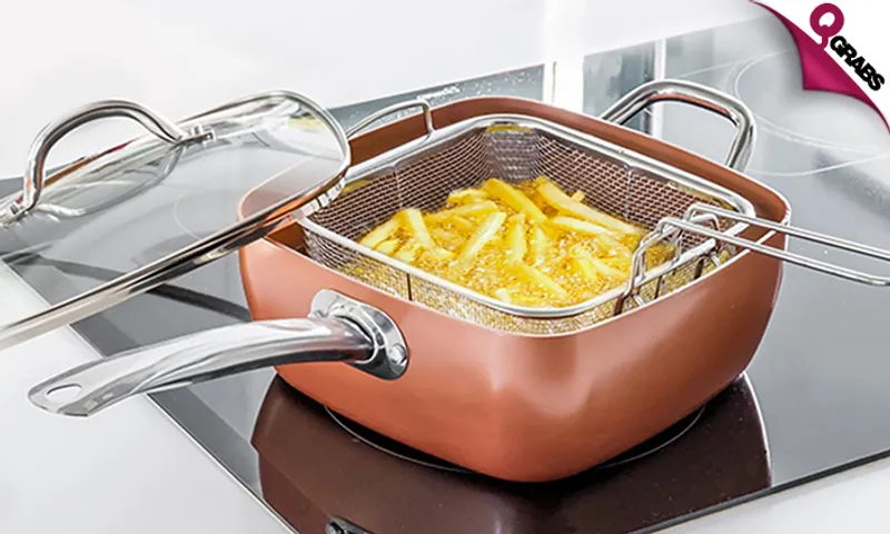 4-Piece Copper Cookware Set!